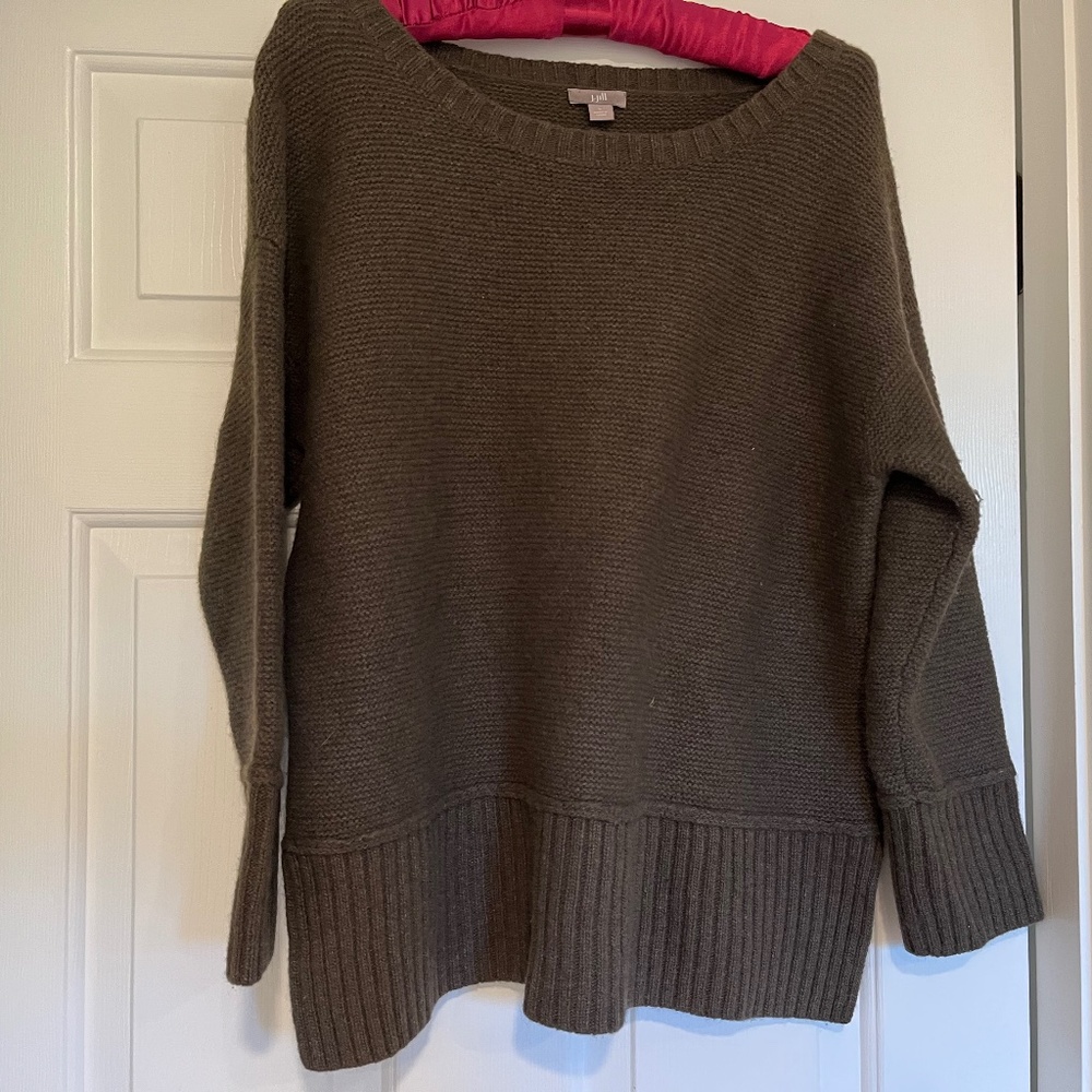 J Jill Brown Sweater